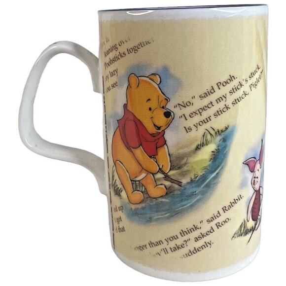 Storybook Winnie The Pooh Disney Mug Eeyore Tigger Fine Bone China Staffordshire - Picture 4 of 9